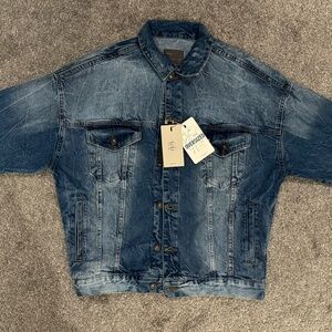 Zara oversized denim jacket